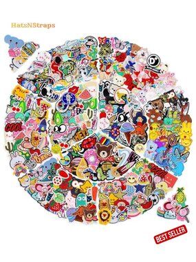 100Pcs Embroidered Iron on Patches for Clothing, Sew on Applique for Jeans,